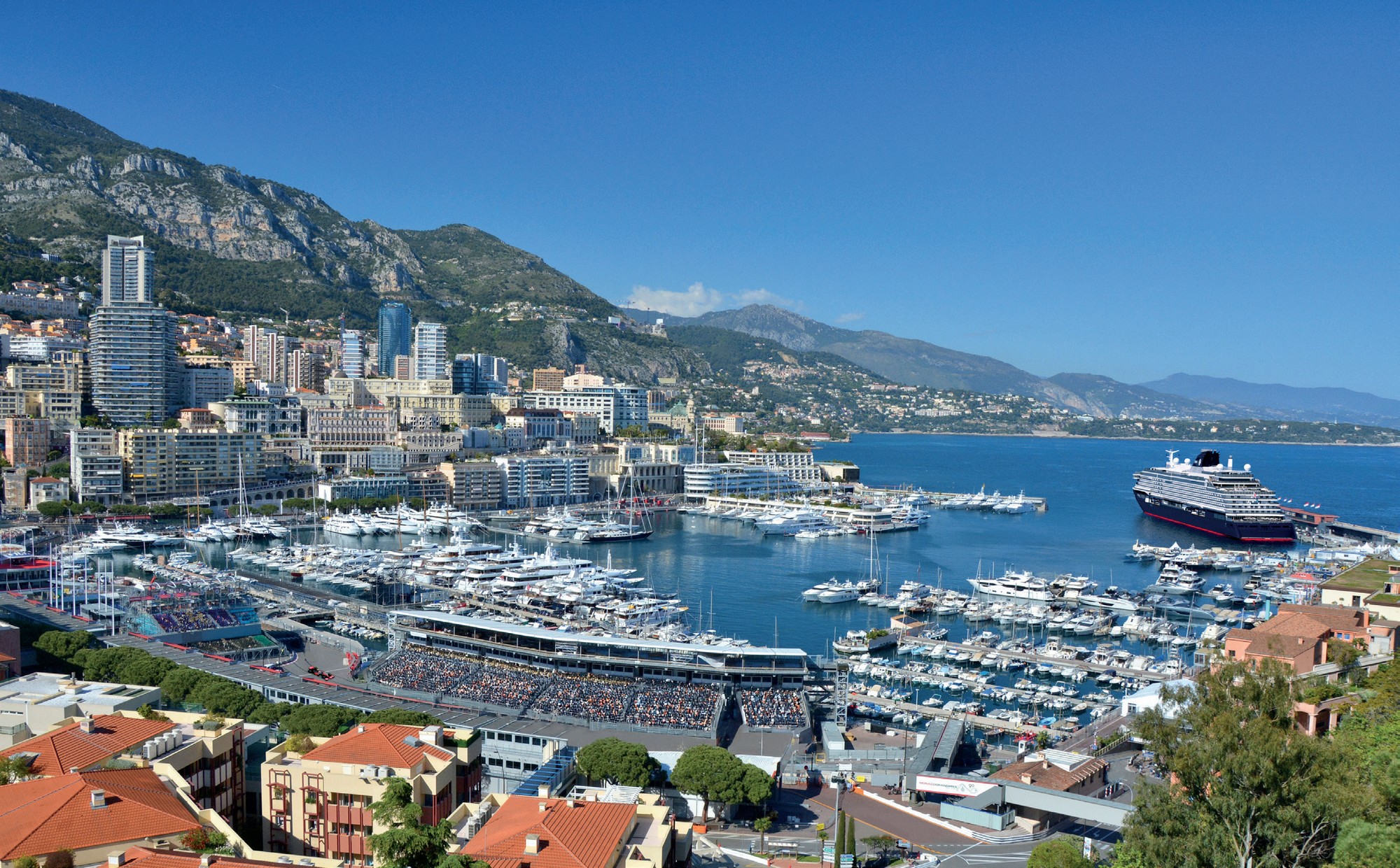 TMG EXPLORA JOURNEYS GP MONACO 2025 PORT HERCULE Explora Journeys - EXPLORA II Grand Prix de Monaco 2025