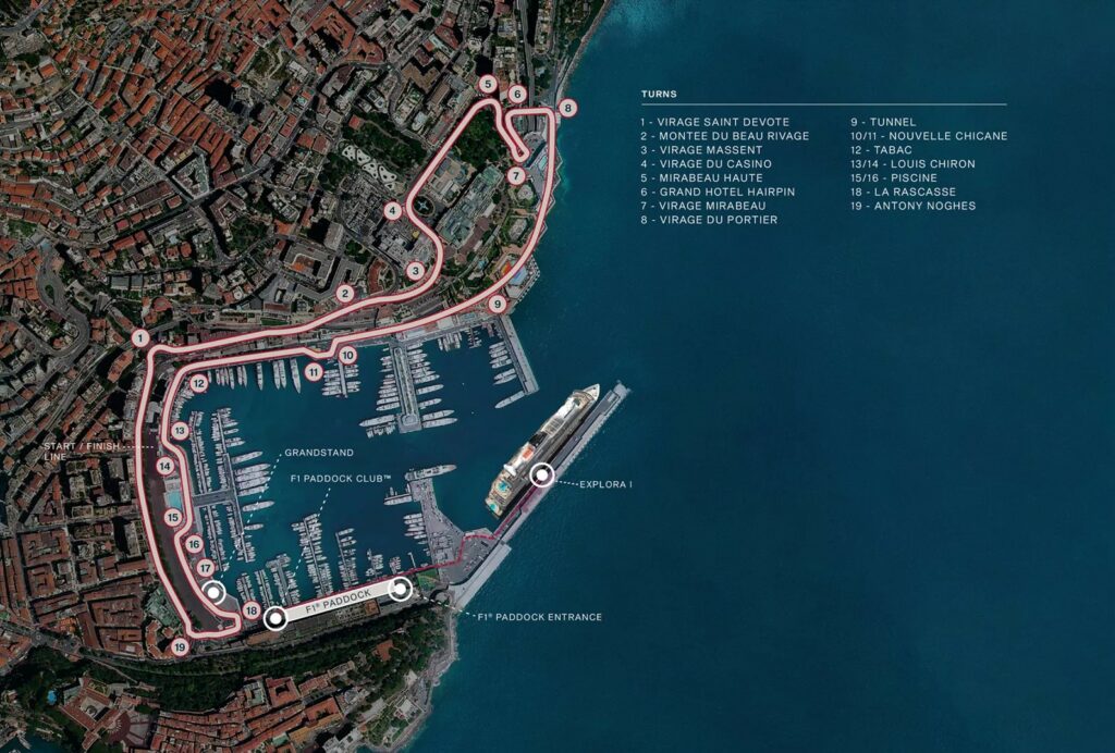 Grand Prix de Monaco 2026 - situation du navire EXPLORA I
